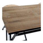 Σετ Τραπέζι με 4 Καρέκλες DKD Home Decor Μέταλλο Έλατο (5 pcs)