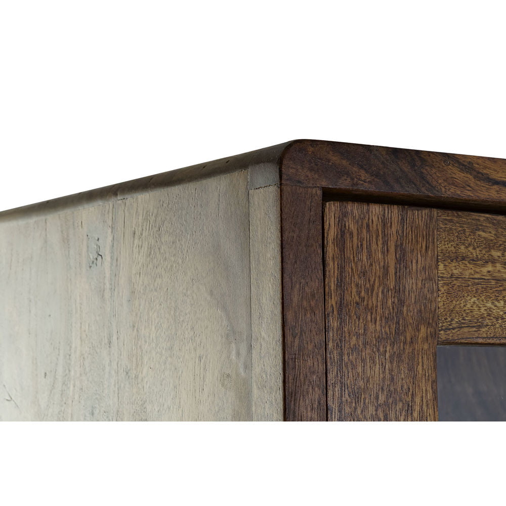 Eκθεσιακό σταντ DKD Home Decor Καφέ Ασημί Χαλκός Κρυστάλλινο ξύλο ακακίας Χρυσό (118 x 45 x 194 cm)