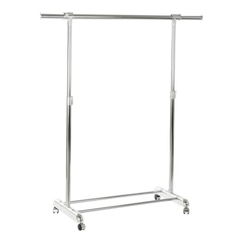 Ράφι Ρούχων με Ρόδες DKD Home Decor 8424001835270 Πολύχρωμο Ασημί Μέταλλο πολυπροπυλένιο 86 x 44 x 137 cm