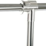Ράφι Ρούχων με Ρόδες DKD Home Decor 8424001835270 Πολύχρωμο Ασημί Μέταλλο πολυπροπυλένιο 86 x 44 x 137 cm