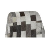 Καρέκλα Τραπεζαρίας DKD Home Decor Μαύρο Μέταλλο Δέρμα (45.5 x 52 x 79 cm)
