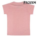 Παιδικό Μπλούζα με Κοντό Μανίκι Frozen 73477 Ροζ