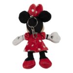Μπρελόκ από Βελούδο Ζωάκι Minnie Mouse Κόκκινο
