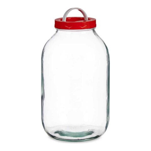 Γυάλινο βάζο Κόκκινο Διαφανές πολυπροπυλένιο (5 L)