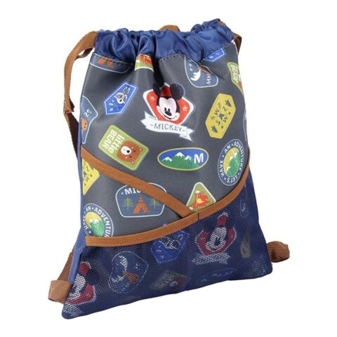 Παιδική Τσάντα  Σακίδιο Mickey Mouse Μπλε (27 x 33 x 1 cm)