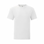 Μπλούζα με Κοντό Μανίκι 141316 Unisex ενήλικες Λευκό (72 Μονάδες)