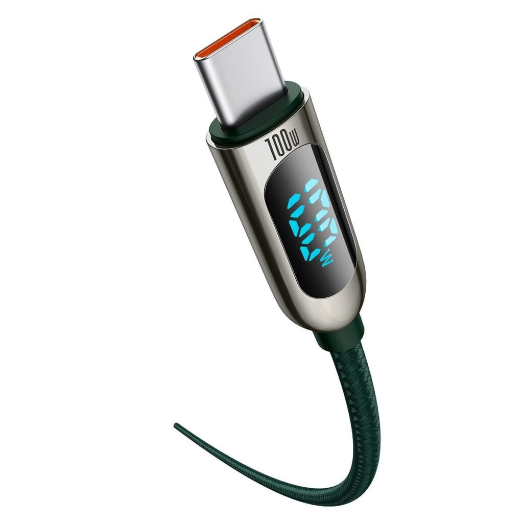 Baseus Display Cable USB-C to USB-C 100W 1m (green)