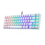 Mechanical gaming keyboard Motospeed CK67 RGB (white)