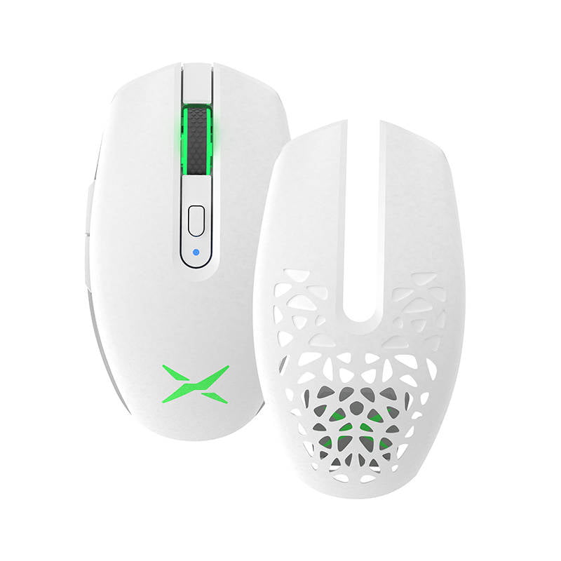 Wireless Gaming Mouse Delux BT+2.4G RGB 16000DPI (white)