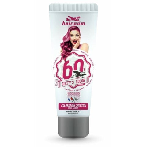 Βαφή Ημιμόνιμη Hairgum Sixty's Color Μελιτζάνα (60 ml)