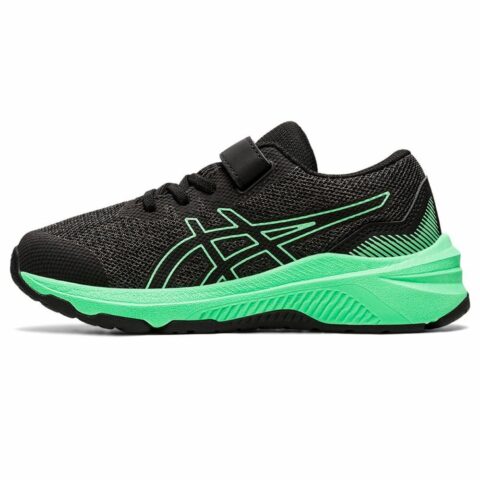 Παπούτσια για Τρέξιμο για Παιδιά Asics GT-1000 11 Μαύρο/Πράσινο Μαύρο