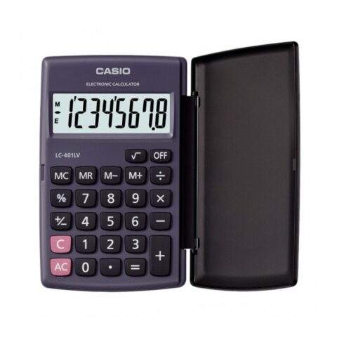 Αριθμομηχανή Casio LC-401LV-BK Μαύρο Ρητίνη (10 x 6 cm)
