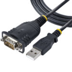 Καλώδιο USB σε Θύρα Σειράς Startech 1P3FP-USB-SERIAL Μαύρο