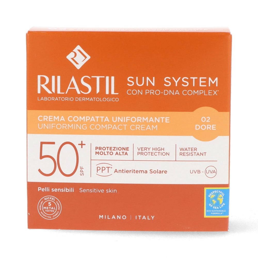 Συμπαγής Σκόνη Bronzers Rilastil Sun System Spf 50+ Doré (10 g)
