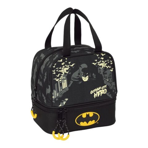 Τσάντα Γεύματος Batman Hero Μαύρο (20 x 20 x 15 cm)
