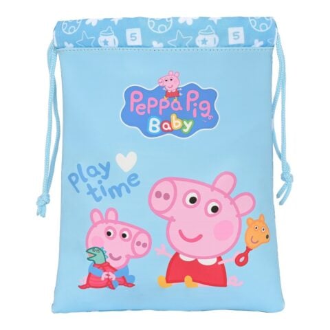 Τσάντα Γεύματος Peppa Pig Baby Ανοιχτό Μπλε