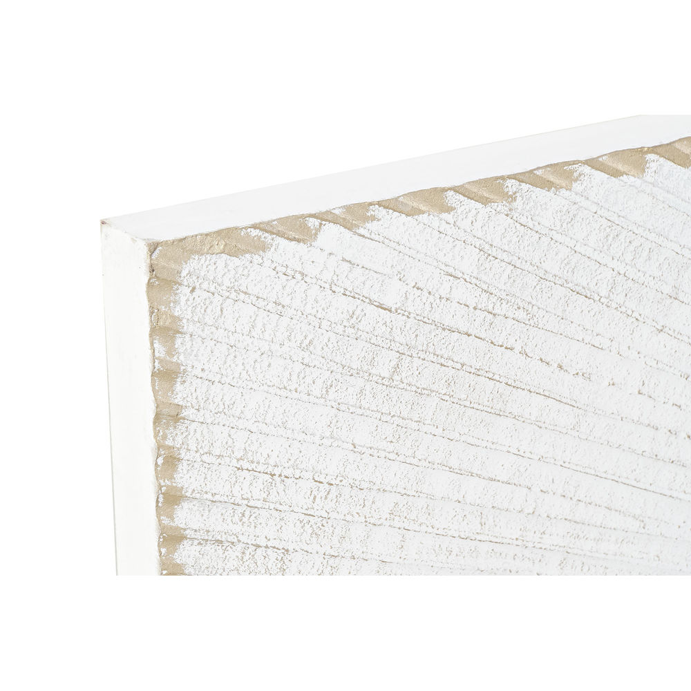 Κεφαλάρι κρεβατιού DKD Home Decor Φυσικό Λευκό Ξύλο MDF (160 x 3.5 x 80 cm)