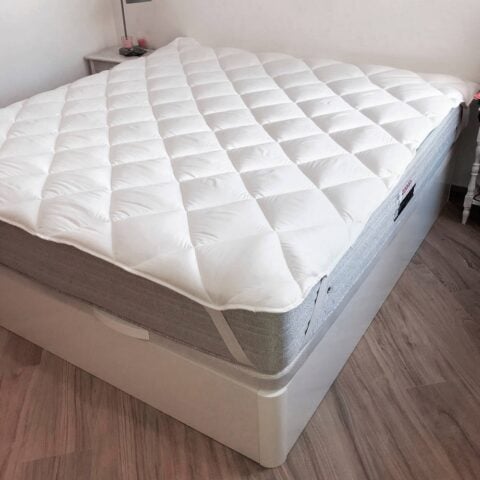 Προστατευτικό στρώμα Naturals Λευκό Kρεβάτι 135 (135 x 190/200 cm)