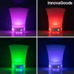Δίσκος LED με Επαναφορτιζόμενο Ηχείο Sonice InnovaGoods