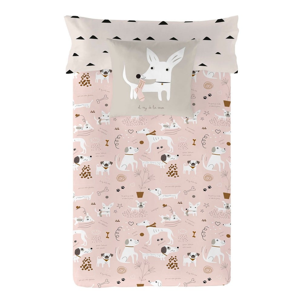 Κάλυψη παπλώματος Panzup Dogs (260 x 220 cm) (Kρεβάτι 180/190 εκ)