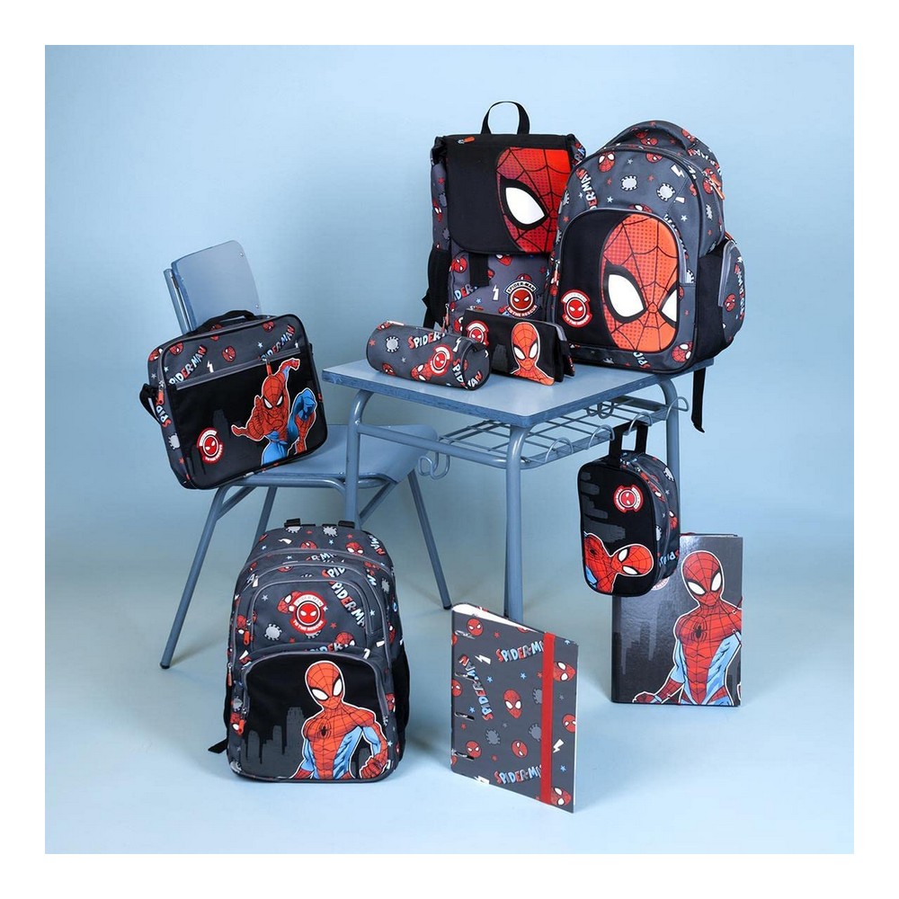 Σχολική Τσάντα Spiderman Μαύρο (29 x 6 x 38 cm)