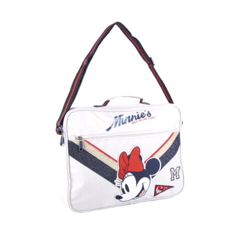 Σχολική Τσάντα Minnie Mouse Ανοιχτό Γκρι (29 x 60 x 38 cm)