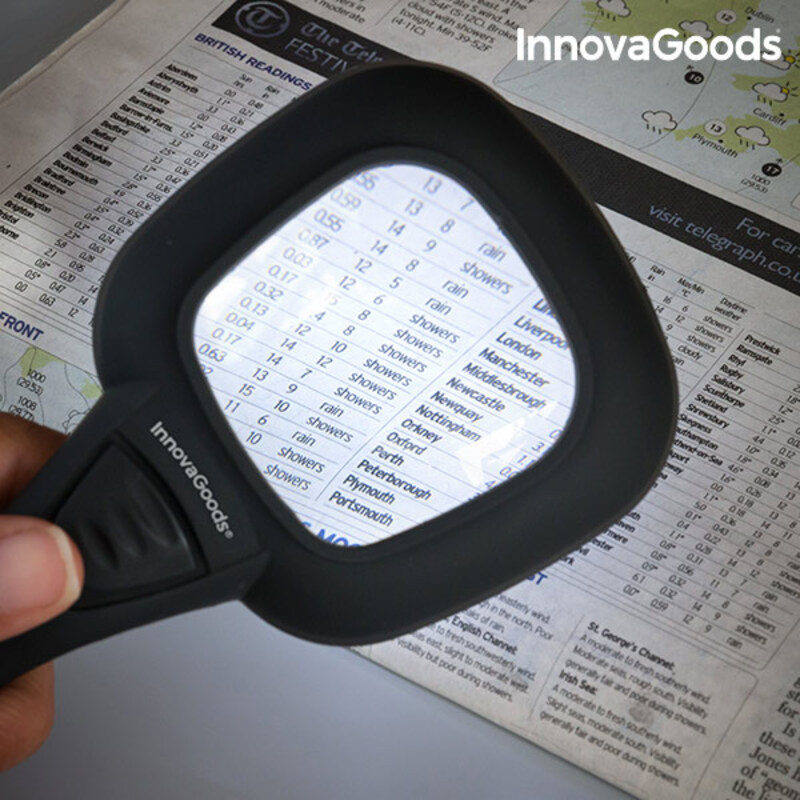 Μεγεθυντικός Φακός με LED και Υπεριώδες Φως Magiolet InnovaGoods