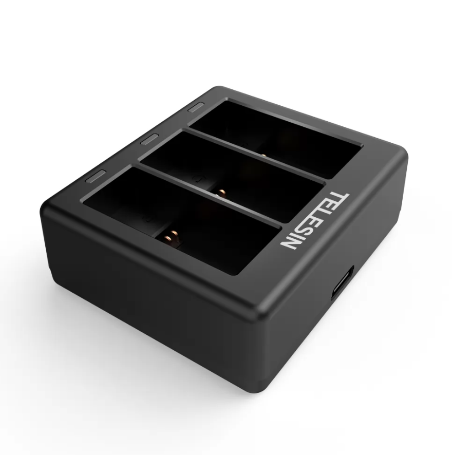 Telesin 3-slot charger for GoPro Hero 11 / Hero 10 / Hero 9