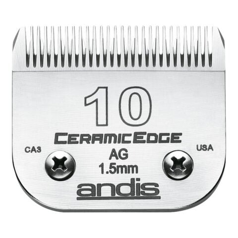 Λεπίδες ξυριστικής μηχανής Andis 10 Κεραμικά Σκύλος Χάλυβας Χάλυβας άνθρακα (1