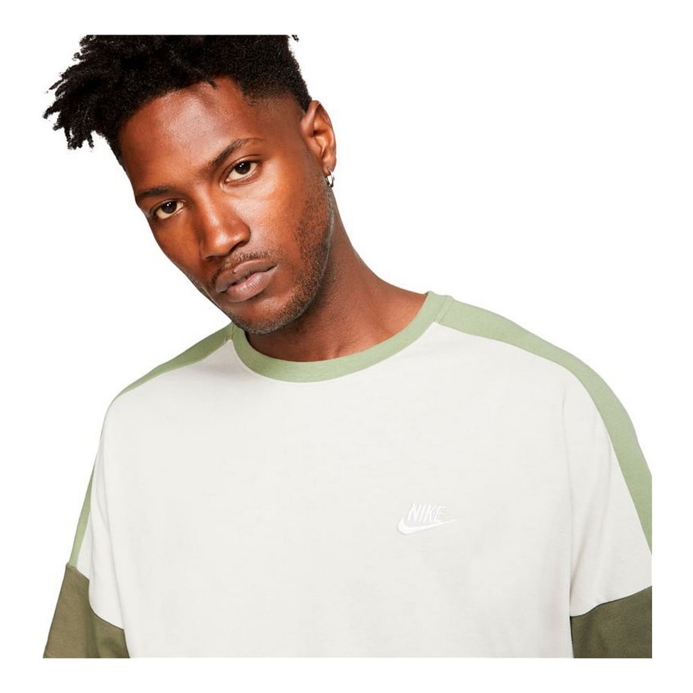 Ανδρική Μπλούζα με Κοντό Μανίκι Nike Sportswear Ελαιόλαδο