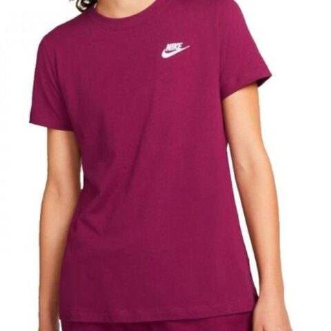 Γυναικεία Μπλούζα με Κοντό Μανίκι  NSW CLUB TEE DN2393 Nike 610 Ροζ