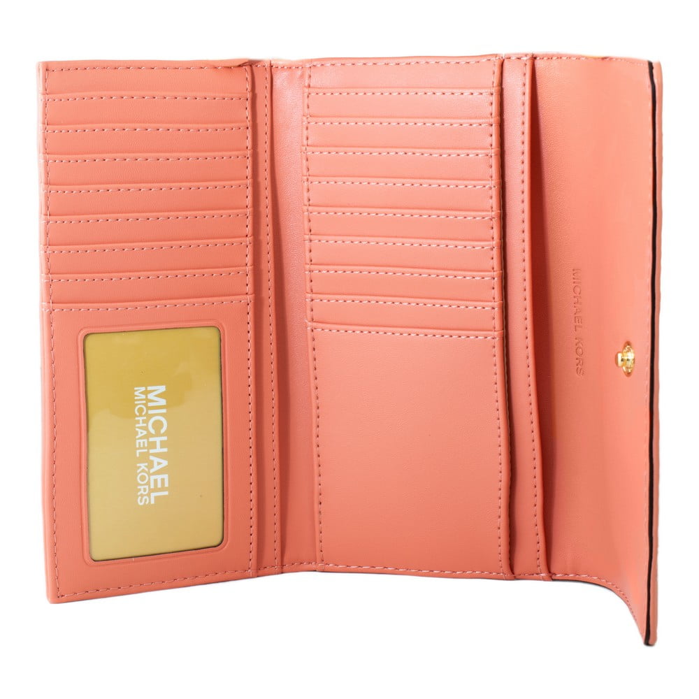 πορτοφόλι Michael Kors 35S2GTVF3U-SHERBERT Ροζ Δέρμα (18 x 10 x 1 cm)