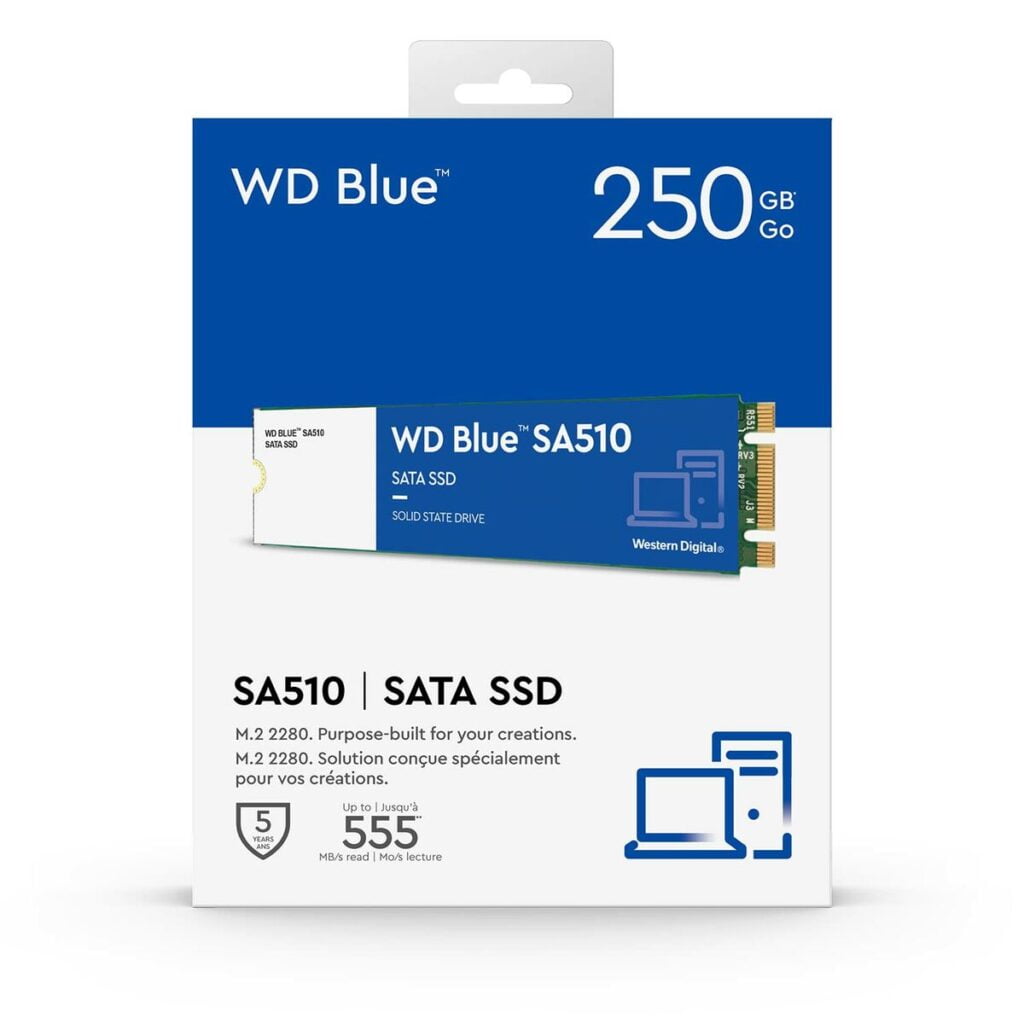 Σκληρός δίσκος Western Digital WDS250G3B0B 1 TB 250 GB SSD