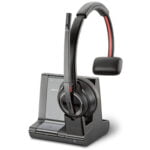 Ακουστικά με Μικρόφωνο Poly 207309-12 SAVI W8210/A Μαύρο