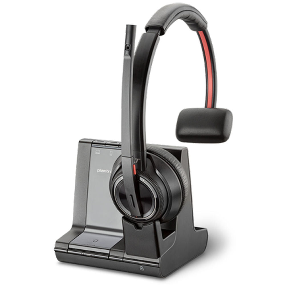 Ακουστικά με Μικρόφωνο Poly 207309-12 SAVI W8210/A Μαύρο