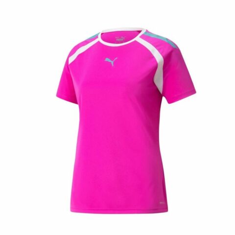 Kοντομάνικο Aθλητικό Mπλουζάκι Puma Team  Φούξια