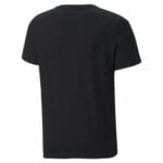Kοντομάνικο Aθλητικό Mπλουζάκι Puma Essentials+ Two-Tone Logo Μαύρο