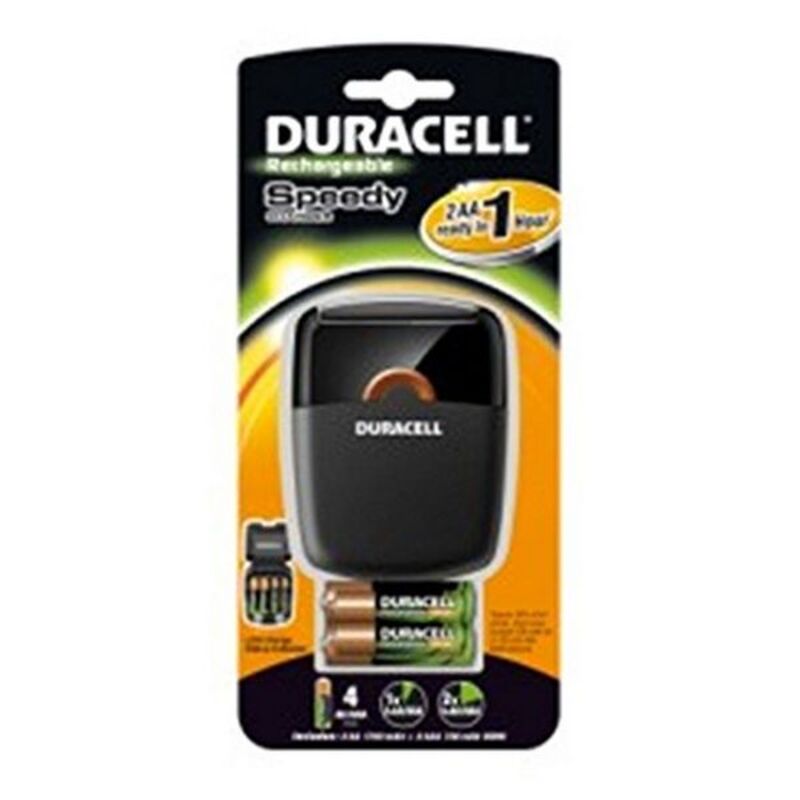 Φορτιστής + Επαναφορτιζόμενες Μπαταρίες DURACELL CEF27EU 2 x AA + 2 x AAA 1700 mAh 750 mAh