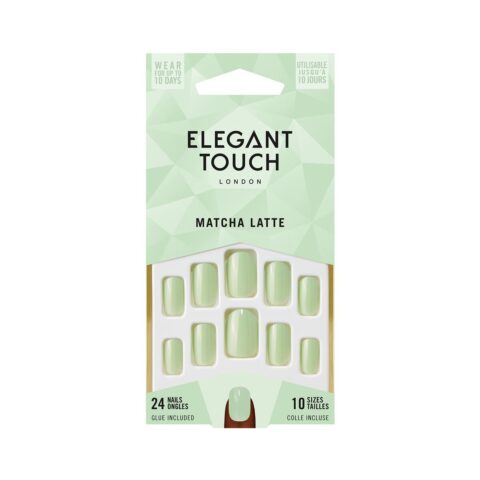 Τεχνητά νύχια Elegant Touch Core Colour Matcha latte (24 pcs)