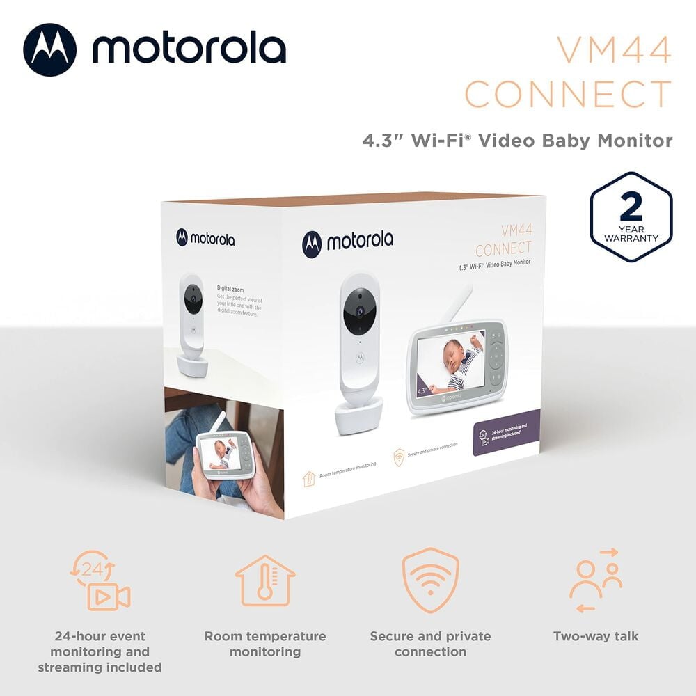 Οθόνη Ελέγχου Μωρού Motorola VM44 4