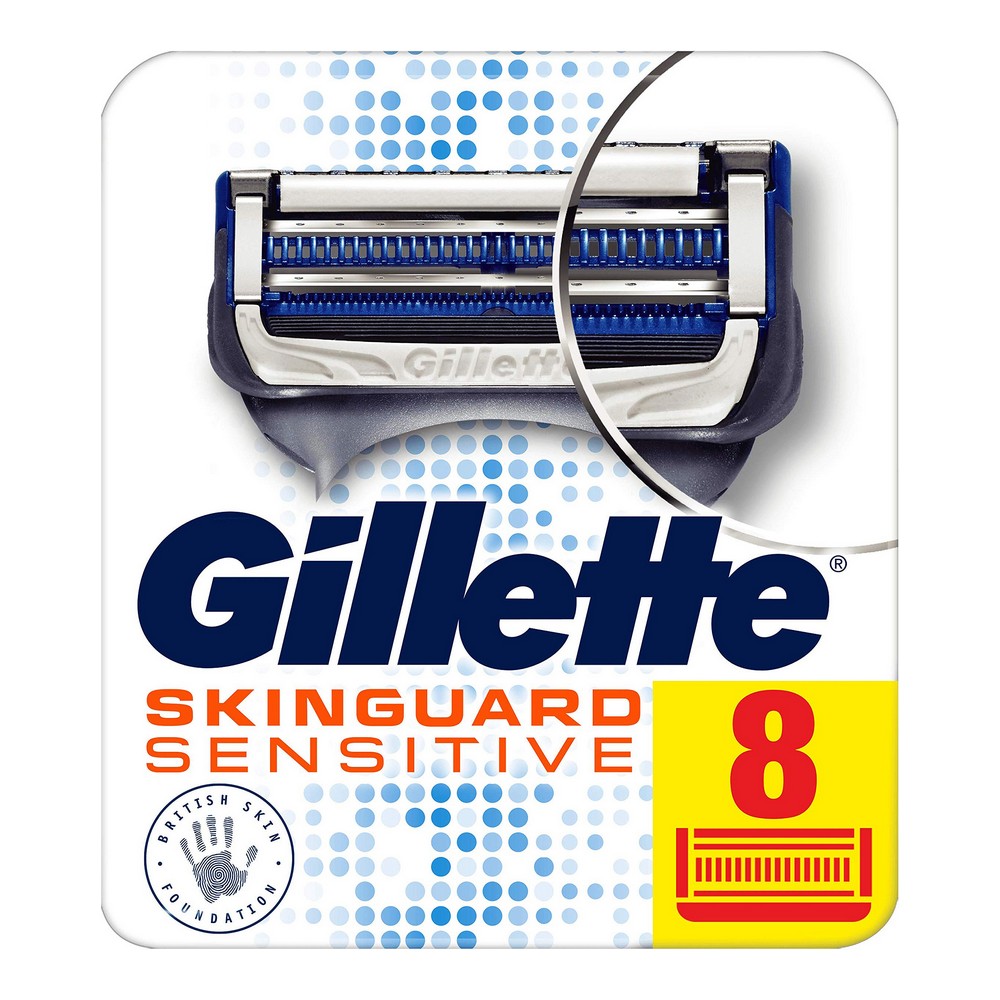 Ανταλλακτικά για το Ξυράφι Gillette Skinguard Sensitive 8 Μονάδες
