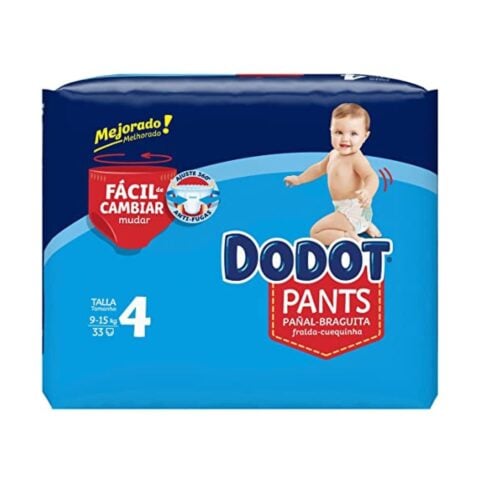 Πανάκια μιας χρήσης Dodot Pants Μέγεθος 4 9-15 kg 33 Μονάδες