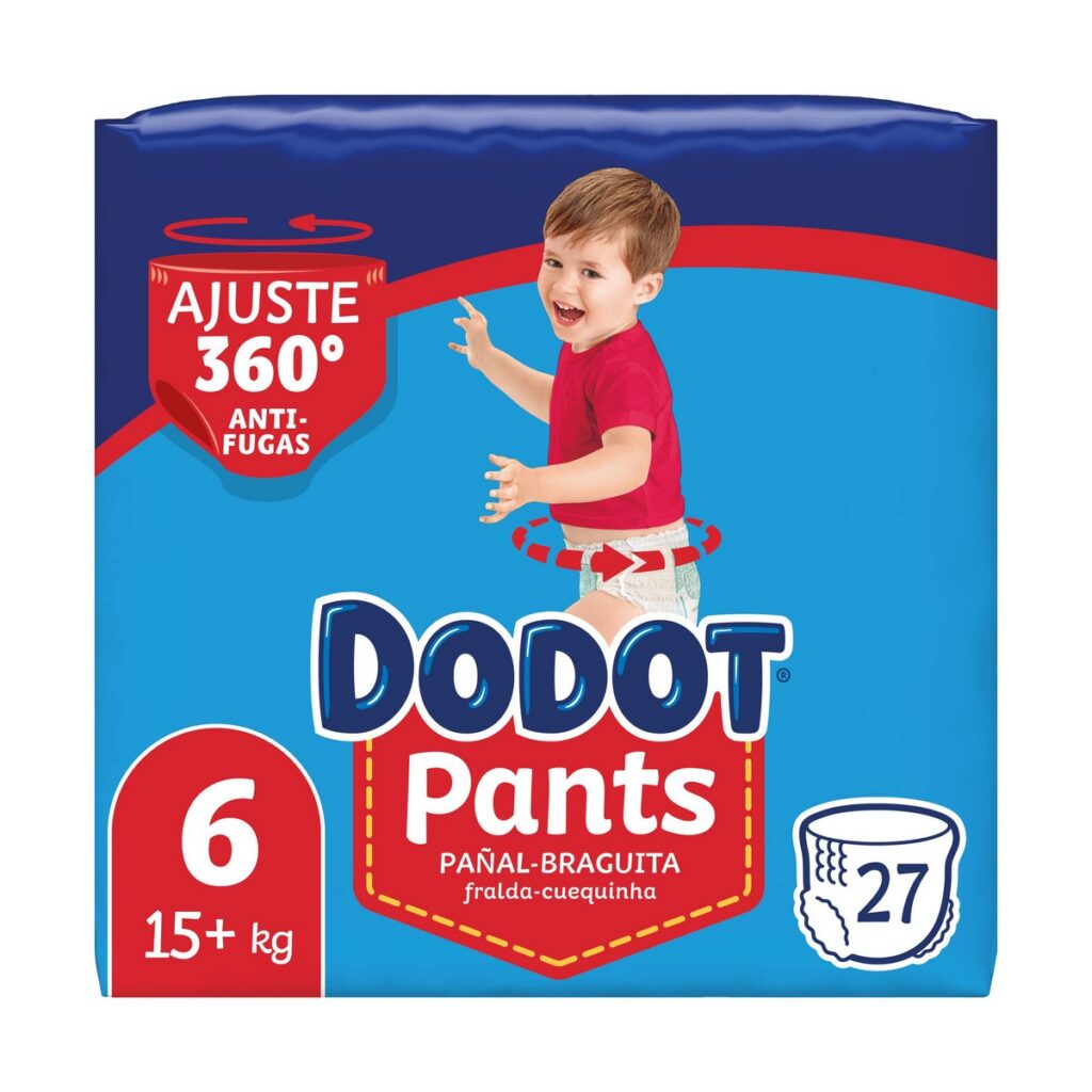 Πανάκια μιας χρήσης Dodot Dodot Pants 15+ kg Μέγεθος 6 x27