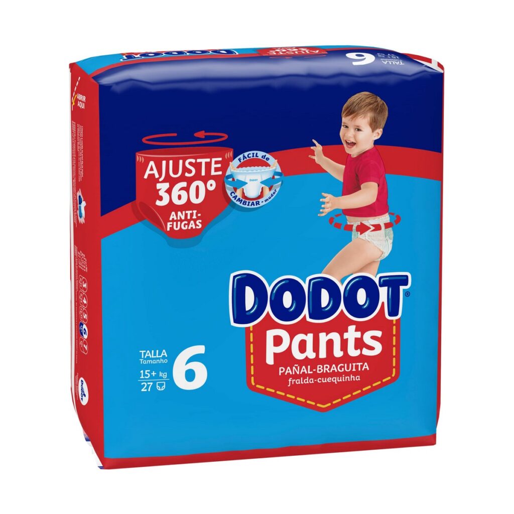 Πανάκια μιας χρήσης Dodot Dodot Pants 15+ kg Μέγεθος 6 x27
