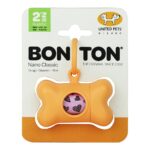 Διανομέας Tσαντών Kατοικίδιων Zώων United Pets Bon Ton Nano Classic Σκύλος Πορτοκαλί Ανακυκλωμένο πλαστικό (6 x 3 x 4 cm)