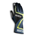 Karting Gloves Sparco RUSH Μαύρο/Γκρι Μέγεθος 9