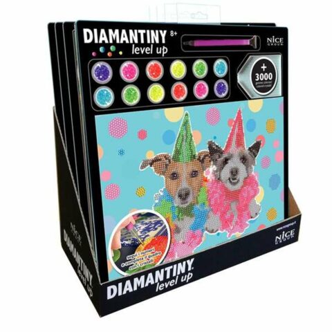 Χειροτεχνικό Παιχνίδι Crystal Art Diamantini Mascotas 35 x 31 x 5 cm 32 x 32 x 1 cm