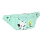 Τσάντα Mέσης Snoopy Friends forever Μέντα (23 x 12 x 9 cm)