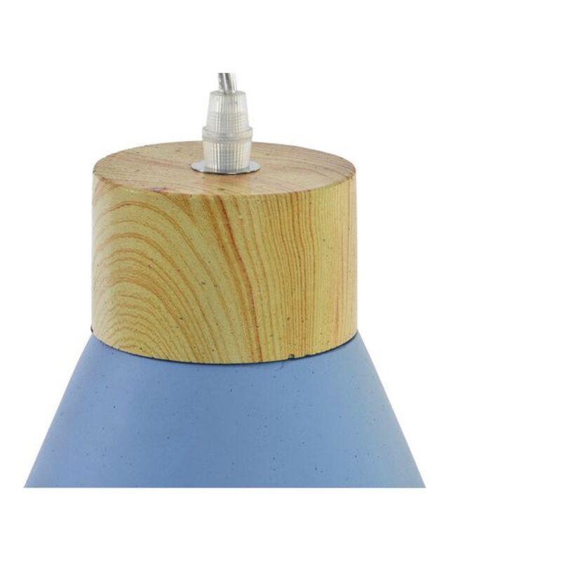 Φωτιστικό Οροφής DKD Home Decor ‎S3008861 Ξύλο Τσιμέντο Μεσογείακός (15 x 15 x 21 cm)