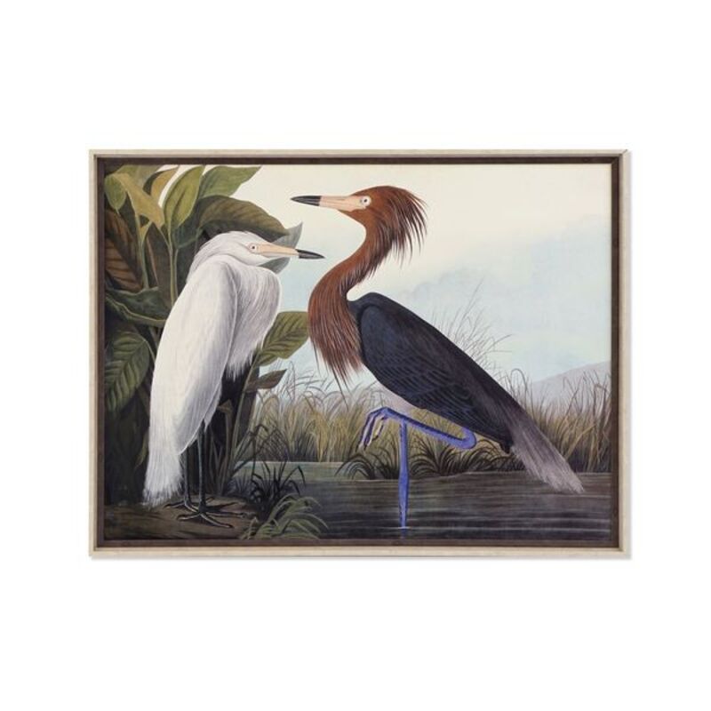 Πίνακας DKD Home Decor Κορνίζα Πουλιά Ξύλο MDF (105 x 3 x 80 cm)